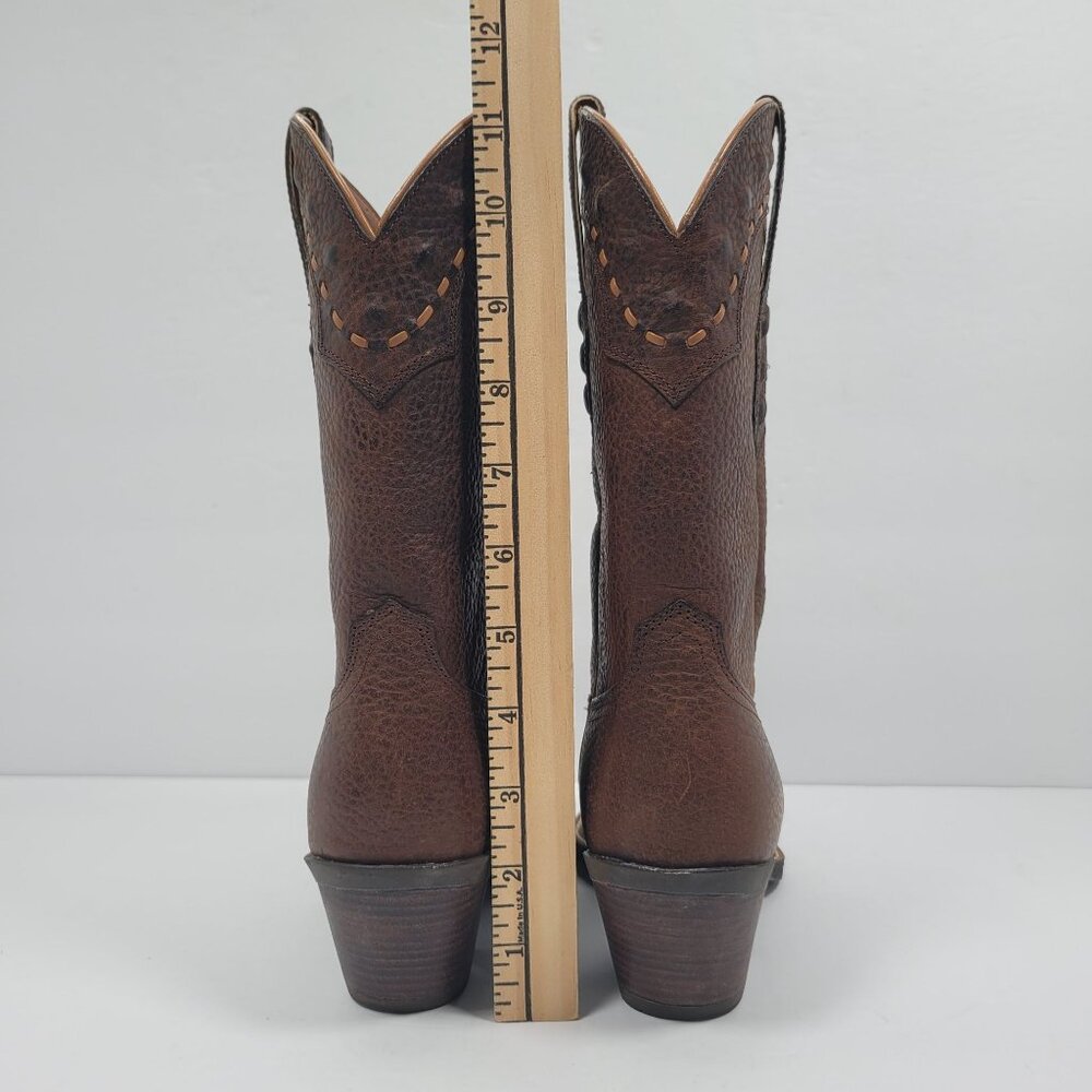 Ariat Rowdy Dixie Women’s Brown Oiled Leather Cowgirl Boots US Size 6B - Picture 12 of 12
